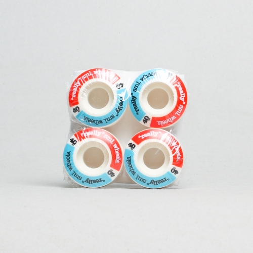 SML - Really sml. Wheels *** RED/ BLUE 40mm 99A