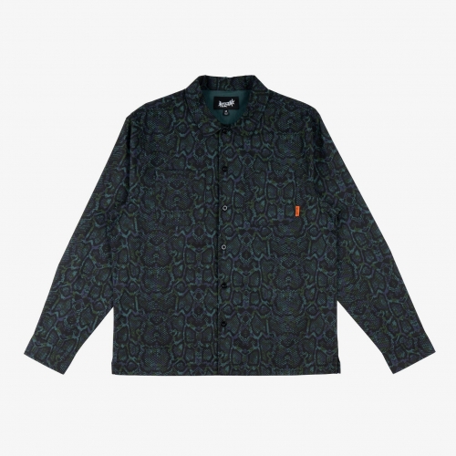 Welcome - Fauna L/S Woven Cotton Shirt - Spruce