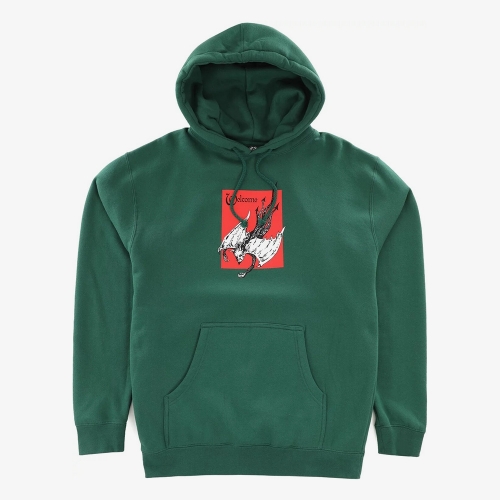 Welcome - Unholy Diver Pullover Hoodie - Green