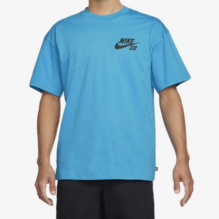 Nike – Logo Tee – Blue / Black