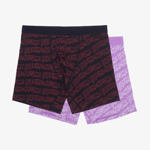 Fucking Awesome - Stamp Boxers - Black / Red