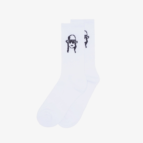 Fucking Awesome - Dill Drawing Sock - White