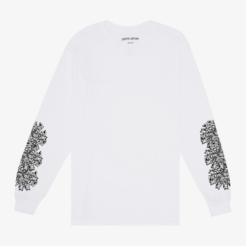 Fucking Awesome - Spiral L/S Tee - White