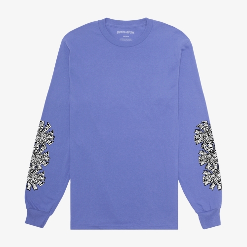 Fucking Awesome - Spiral L/S Tee - Violet