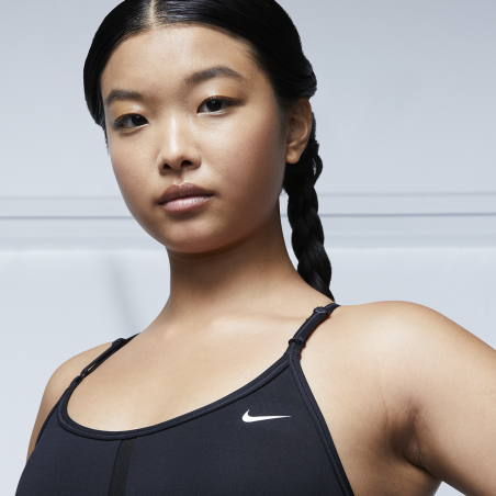 Nike – Dri-Fit Swoosh Brassière Indy – Black